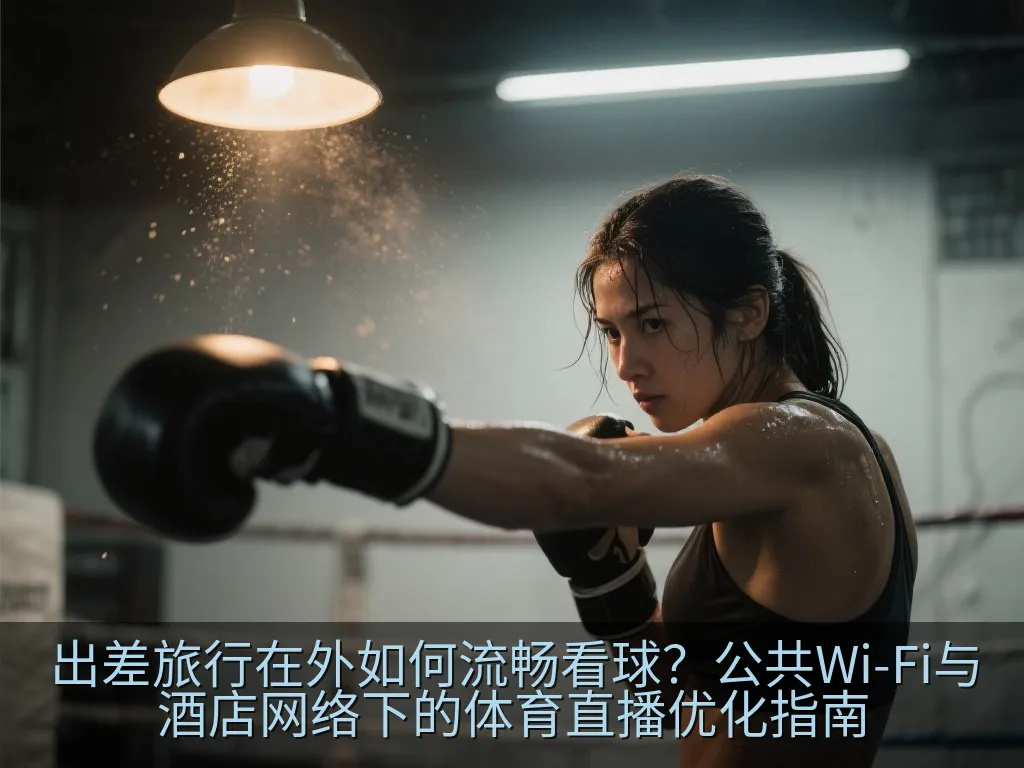 在高铁上戴着耳机用手机收听体育直播音频解说